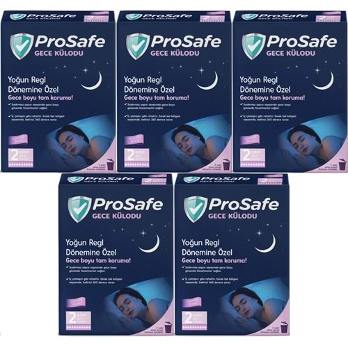 Prosafe Gece Külodu / Külot (Yoğun Regl Dönemine Özel) (10 Lu Set) (5PK*2)