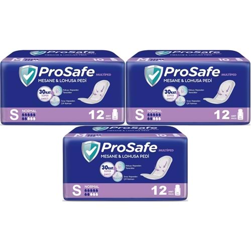 Prosafe Mesane & Lohusa Pedi S - Küçük - Small Normal 36 Adet (3PK*12)