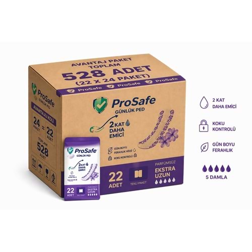 Prosafe Günlük Ped Uzun 528 Adet