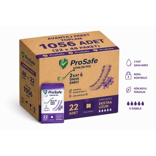 Prosafe Günlük Ped Uzun 1056 Adet