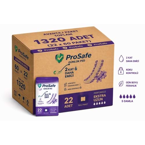 Prosafe Günlük Ped Uzun 1320 Adet