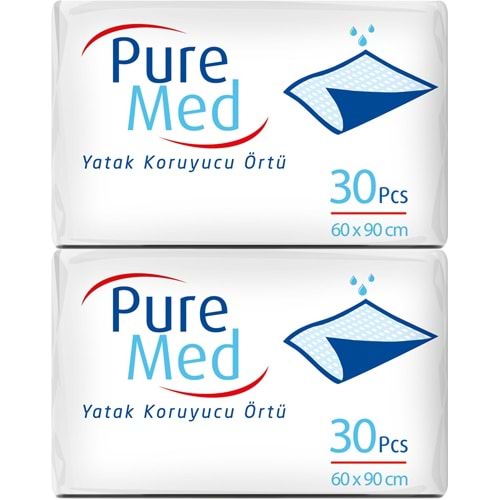 Puremed Yetişkin Yatak Koruyucu 60*90CM 60 Adet (2PK*30)