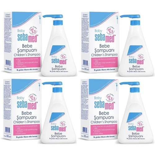 Sebamed Bebek Şampuanı 500Ml Pompalı (4 Lü Set)