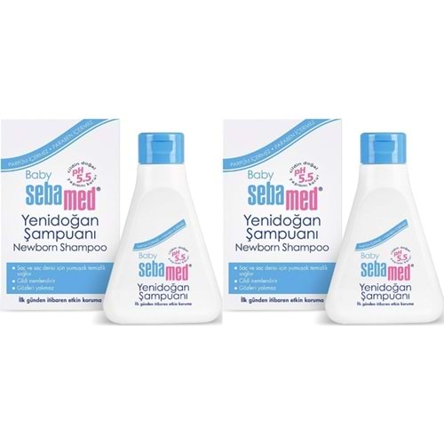 Sebamed Bebek Şampuanı 250ML Yenidoğan (2 Li Set)