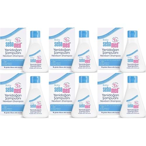Sebamed Bebek Şampuanı 250ML Yeni Doğan (6 Lı Set)