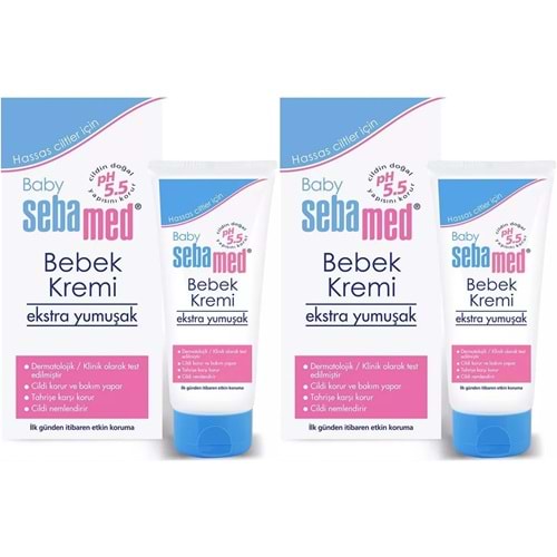 Sebamed Bebek Kremi 200ML (Ekstra Yumuşak) (2 Li Set)