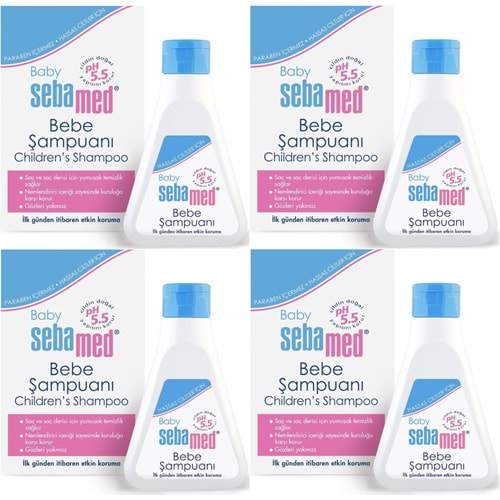 Sebamed Bebek Şampuanı 250ML (4 Lü Set)