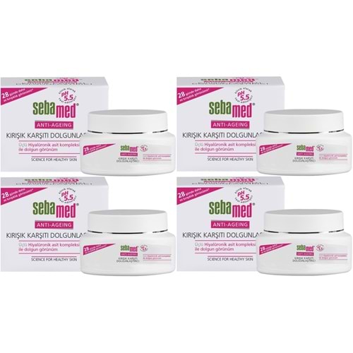 Sebamed Kırışık Karşıtı Dolgunlaştırıcı Antı-Ageıng Krem 50ML (4 Lü Set)