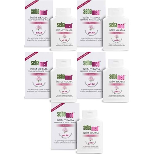 Sebamed İntim Likit 200ML (Genital Bölge Temizleyici) (5 Li Set)