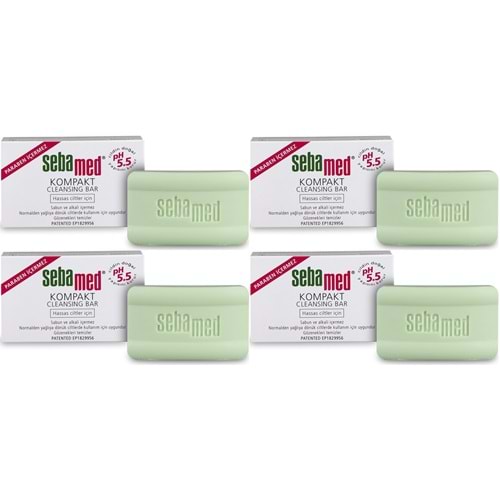 Sebamed Sabun Kompakt Hassas Cilt 100GR (4 Lü Set)