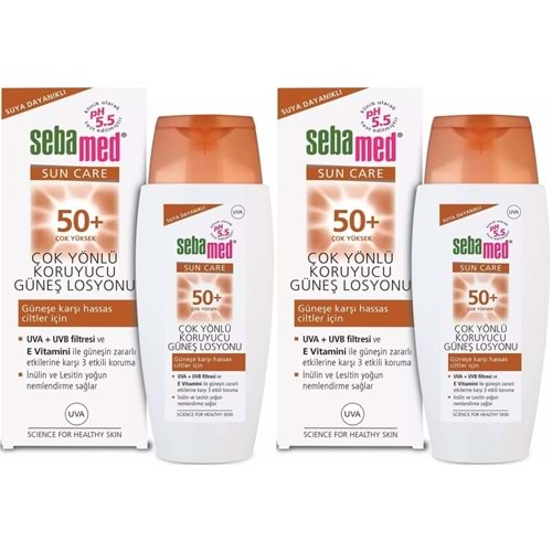Sebamed Sun Care Çok Yönlü Koruyucu Güneş Losyonu 50+ Faktör 150ML (2 Li Set)