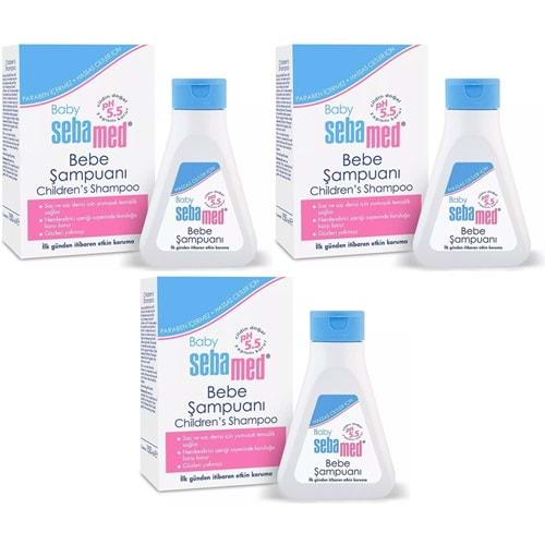 Sebamed Bebek Şampuanı 150ML (3 Lü Set)