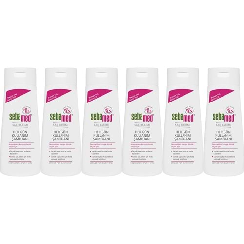 Sebamed Şampuan 400ML Hergün Kullanım (Tüm Saç Tipleri için) (6 Lı Set)