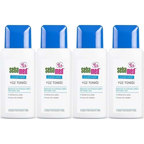 Sebamed Clear Face Temizleyici Yüz Toniği 150ML (4 Lü Set)