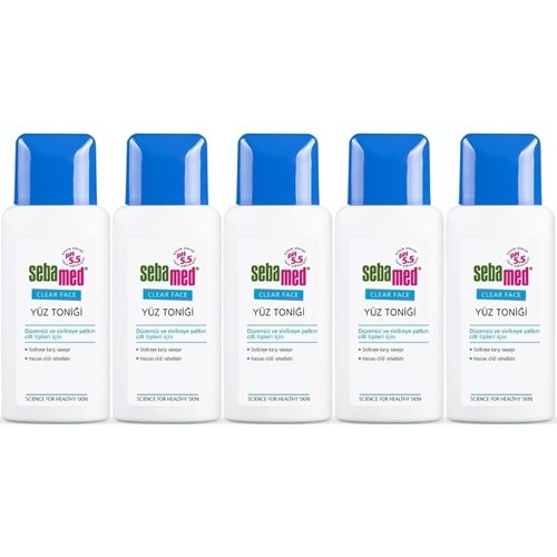 Sebamed Clear Face Temizleyici Yüz Toniği 150ML (5 Li Set)