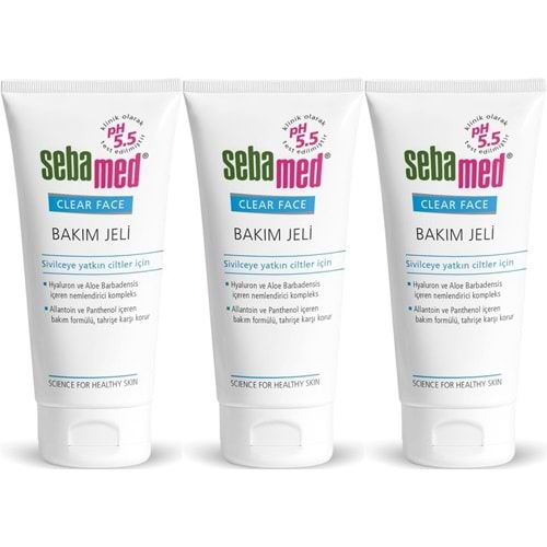 Sebamed Clear Face Bakım Jeli 50ML (3 Lü Set)