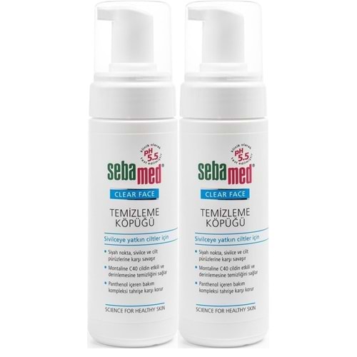 Sebamed Clear Face Yüz Temizleme Köpüğü 150ML (2 Li Set)