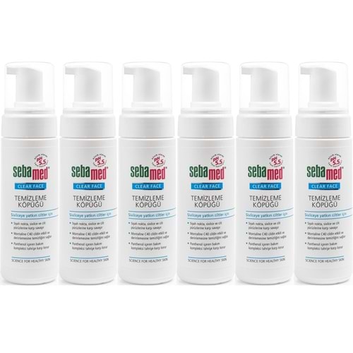 Sebamed Clear Face Yüz Temizleme Köpüğü 150ML (6 Lı Set)
