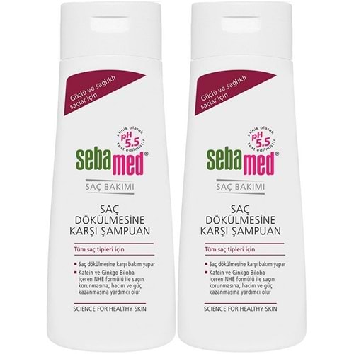 Sebamed Şampuan 200ML Saç Dökülmesine Karşı (Tüm Saç Tipleri için) (2 Li Set)