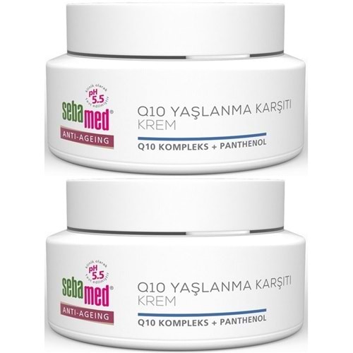 Sebamed Q10 Yaşlanma ve Kırışıklık Karşıtı Koruyucu Anti-Age Krem 50ML (2 Li Set)