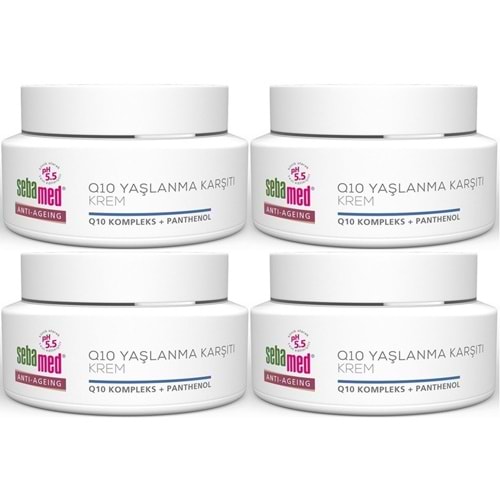 Sebamed Q10 Yaşlanma ve Kırışıklık Karşıtı Koruyucu Anti-Age Krem 50ML (4 Lü Set)