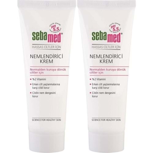 Sebamed Nemlendirici Krem Tüp 50ML (Günlük Kullanım) (2 Li Set)