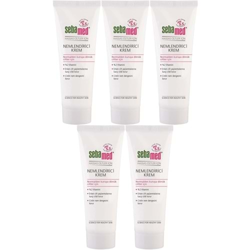 Sebamed Nemlendirici Krem Tüp 50ML (Günlük Kullanım) (5 Li Set)