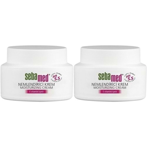 Sebamed Nemlendirici Cilt Bakım Kremi 75ML Günlük Bakım (Yüz - Boyun - Vücut) (2 Li Set)