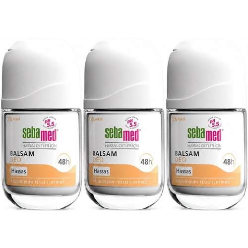 Sebamed Roll-On 50ML Balsam Hassas/Sensitive (3 Lü Set)