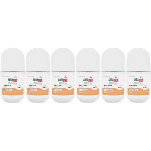 Sebamed Deodorant Roll-On 50ML Balsam Hassas/Sensitive (6 Lı Set)