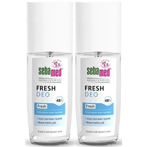 Sebamed Deodorant Sprey 75 ML Fresh (2 Li Set)