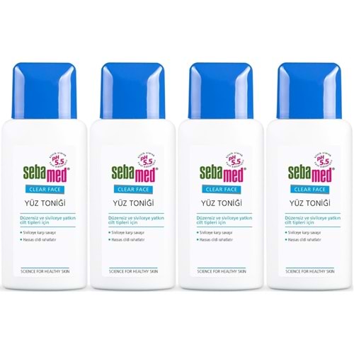 Sebamed Clear Face Yüz Temizleyici Toniği 200ML (4 Lü Set)