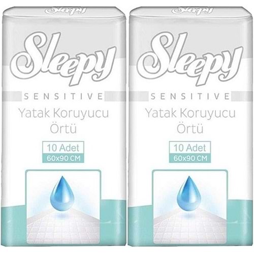 Sleepy Yetişkin Yatak Koruyucu 60*90CM 20 Adet (2PK*10)