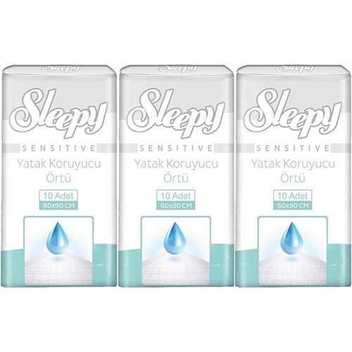 Sleepy Yetişkin Yatak Koruyucu 60*90CM 30 Adet (3PK*10)