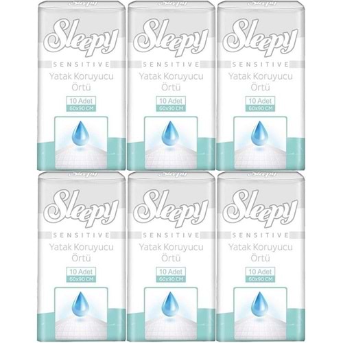 Sleepy Yetişkin Yatak Koruyucu 60*90CM 60 Adet (6PK*10)