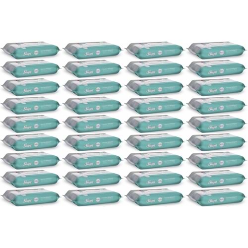 Sleepy Perine Bölgesi ve Vücut Temizleme Islak Mendil Havlu 50 Yaprak (Ebat 4XL) (36 Lı Set)