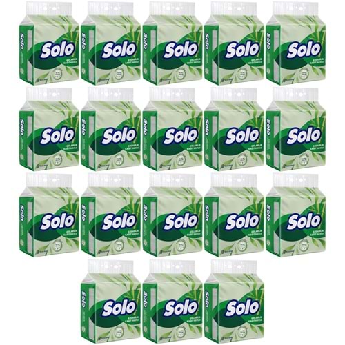 Solo Asılabilir Kağıt Havlu (Hijyenik ve Pratik Kullanım İçin Uygun) (18 Li Set)