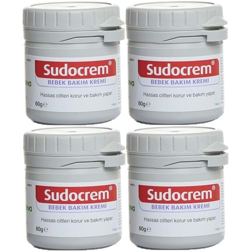 Sudocrem Cilt Bebek Bakım - Pişik Kremi 60GR (4 Lü Set)