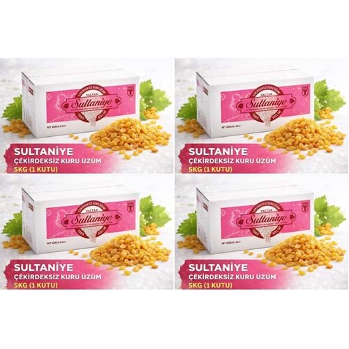 Tariş Sultaniye Çekirdeksiz Kuru Üzüm 20KG (4PK*5KG)