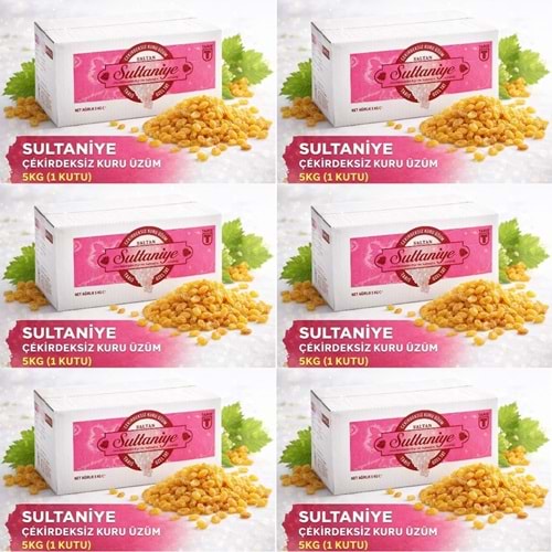 Tariş Sultaniye Çekirdeksiz Kuru Üzüm 30KG (6PK*5KG)