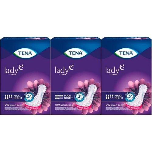 Tena Mesane Pedi Lady Maxi Night 36 Adet (3PK*12)