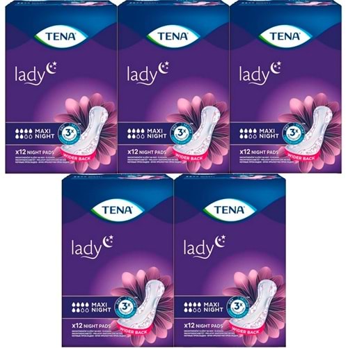 Tena Mesane Pedi Lady Maxi Night 60 Adet (5PK*12)