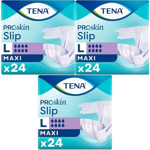 Tena Proskin Slip Maxi Bel Bantlı Yetişkin Bezi L - Büyük - Large 72 Adet