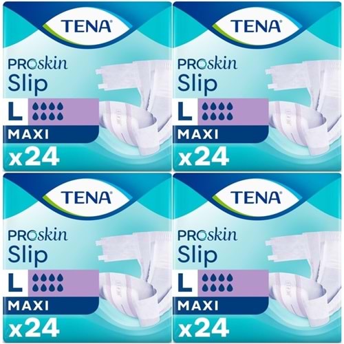 Tena Proskin Slip Maxi Bel Bantlı Yetişkin Bezi L - Büyük - Large 96 Adet