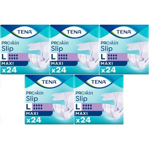 Tena Proskin Slip Maxi Bel Bantlı Yetişkin Bezi L - Büyük - Large 120 Adet