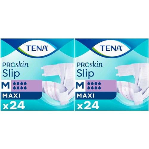 Tena Proskin Slip Maxi Bel Bantlı Yetişkin Bezi M - Orta - Medium 48 Adet