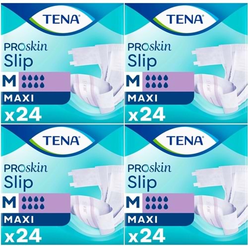 Tena Proskin Slip Maxi Bel Bantlı Yetişkin Bezi M - Orta - Medium 96 Adet