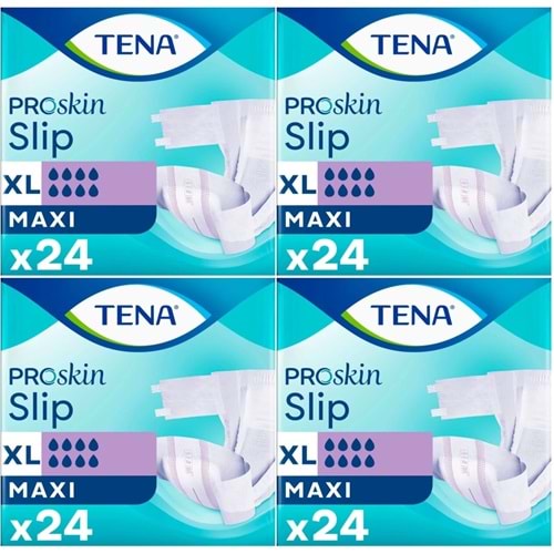 Tena Proskin Slip Maxi Bel Bantlı Yetişkin Bezi XL - Ekstra Large - Extra Large 96 Adet