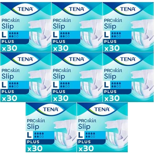 Tena Proskin Slip Plus Bel Bantlı Yetişkin Bezi L - Büyük - Large 240 Adet