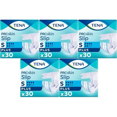 Tena Proskin Slip Plus Bel Bantlı Yetişkin Bezi S - Küçük - Small 150 Adet
